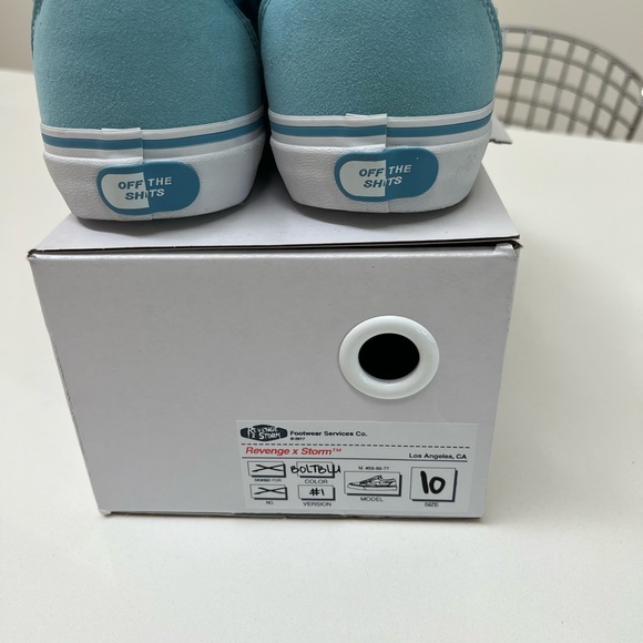 Revenge x storm vans new with box , blue size 10 - Picture 3 of 4